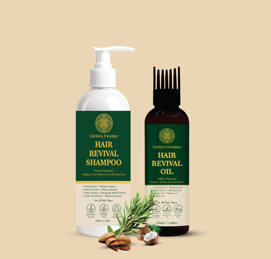 Hair Revival Oil + Shampoo Combo